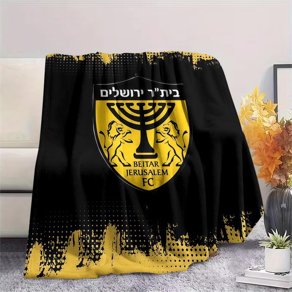 Beitar Jerusalem Flannel Blanket, High quality Comfortable for All Seasons, Home Decor, Warmth and Comfort