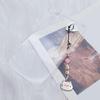 Lovely Cat Phone Charm Pendant Creative Creative Animal Keychain Phone Accessory Trendy Beaded Charm for Stylish Women