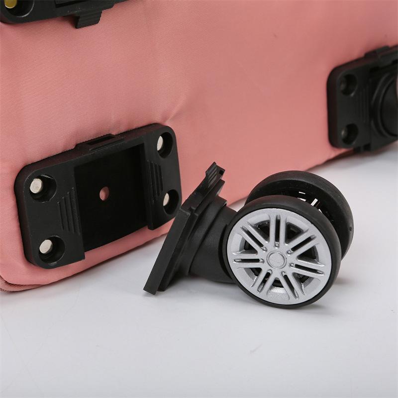 TS JYL laptop bag,Foldable Wheel Travel Bag Multi-Function Storage Expanded Luggage Bag
