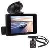 Car Dash Camera DVR 3 Camera Night Vision 4in Display Screen Car Recorder Driving Video Recorder
