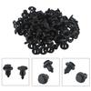 Bumper Retainer Clips Rivets Set Black Replacement Fastener Accessories