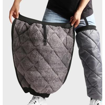 Warm Leg Sleeves Waterproof Motorcycle Knee Pads Zipper Leg Warmer Winter Thermal Knee Brace Motorcycle Leg Guards Knee Pads