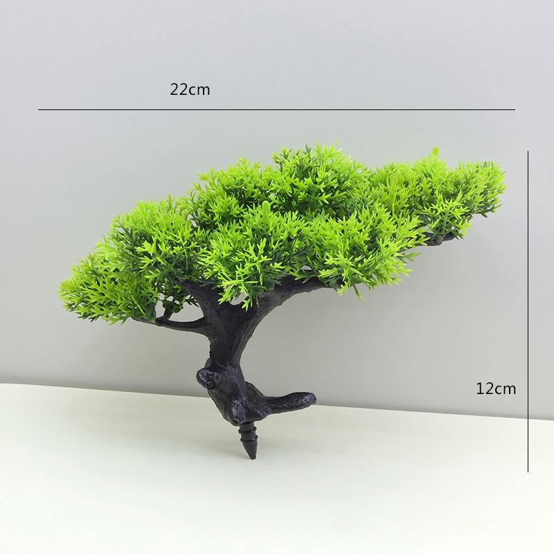 Simulation Pine Needles Pine Branches And Leaves Beauty Pine Welcome Pine Tree Pot Chinese Landscape Accessories