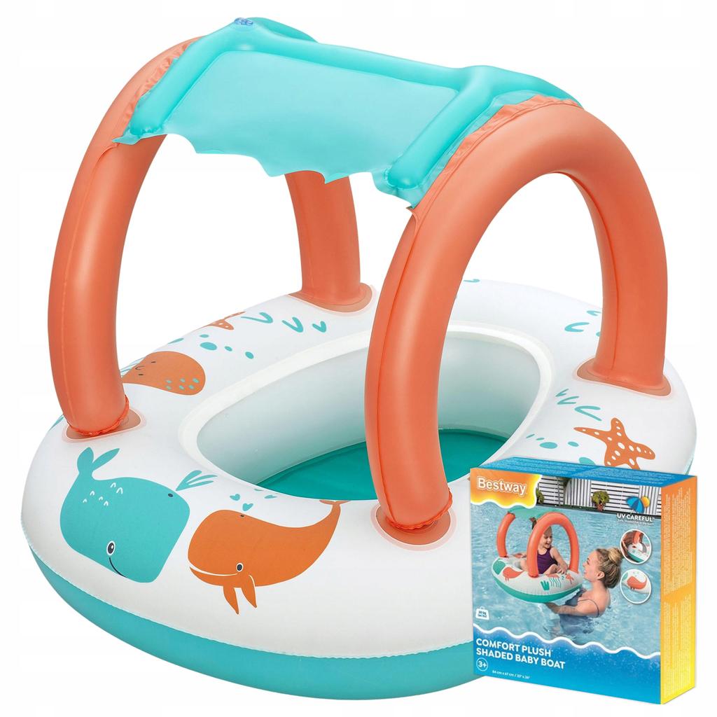 [PACZA] Inflatable Boat Pontoon for Swimming Bestway 34203 K282