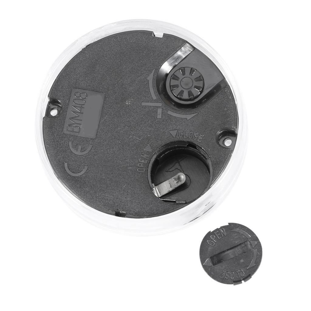 Bathroom Kitchen Mirror Suction Wall Clock Shower Waterproof Quartz Clocks Decoration White