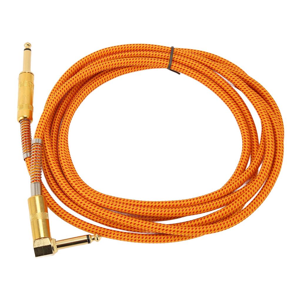 14 Inch Instrument Cable Straight 6.35mm Male Jack Stereo Sound Guitar Cable Bass AMP Cord for