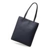 A4 Mini Tote Genuine Cowhide 3cm Lightweight Simple Fits 500ml PET Second Black [Fits Neatly] Men's Bag, Leather, Small, Vertical, Handbag/Shoulder