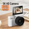 3-inch Flip Screen WiFi Beauty HD Camera, 75MP, 5K Video, 18x Zoom