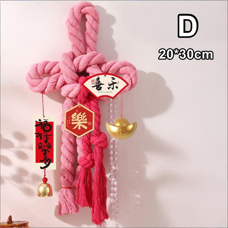 Spring Festival 2026 Horse Year Decorations, Festive New Year Door Hangings, Chinese Knot Ornaments.