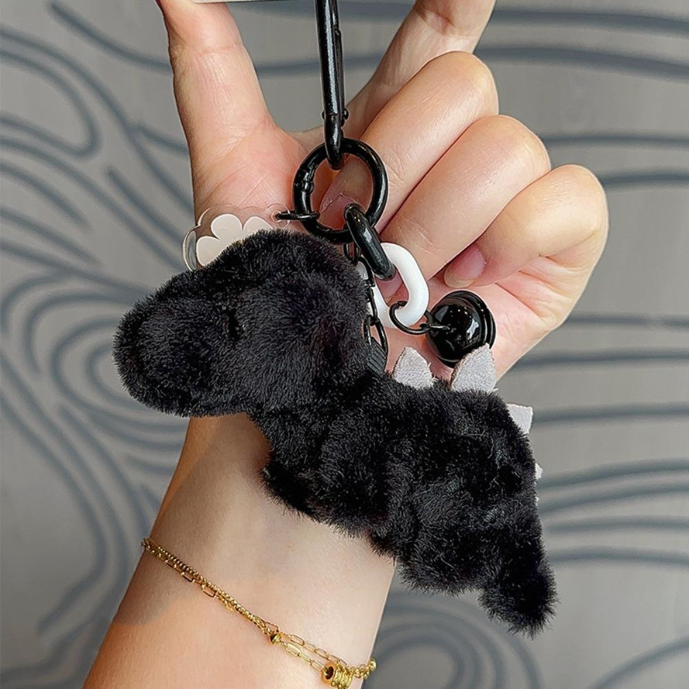 

Plush Material Dinosaur Plush Keychain Fashionable Dinosaur Plush Keyring Backpack Accessory style B