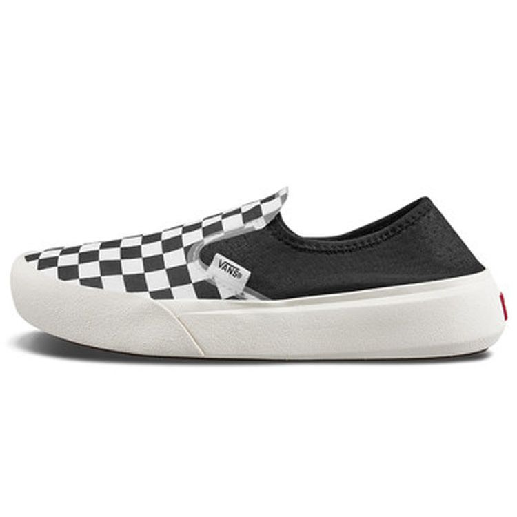 Vans ComfyCush One Low Top Skate Shoes Unisex Sneakers Black White Checkered VN0A45J5R6R