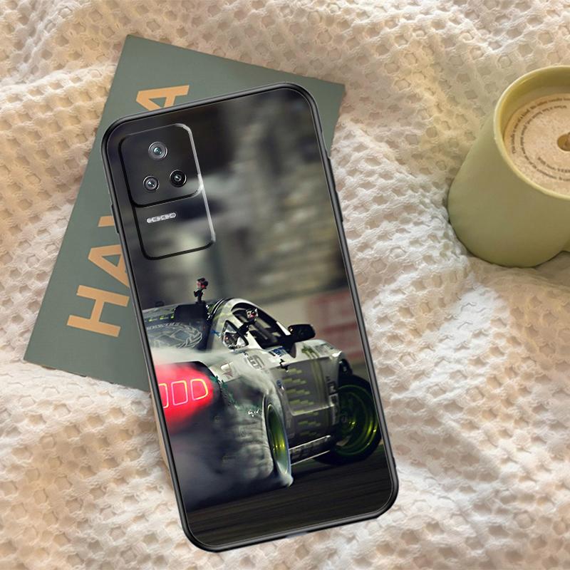 Boy Racer Car Case For Xiaomi 14T Pro 11T 12T 13T 13 14 15 Ultra POCO X7 Pro X3 X5 X6 M6 F5 F6 Pro Cover