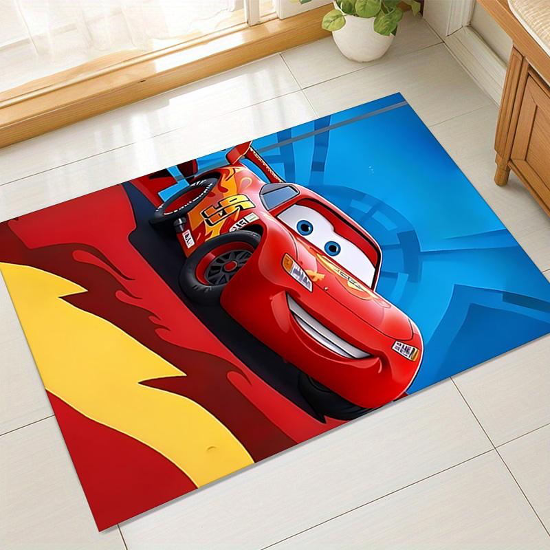 Mcqueen Adventure Carpet For Playroom Bedroom Living Room Sofa Home Decorkids Game Area Rug Nonslip Floor Mat