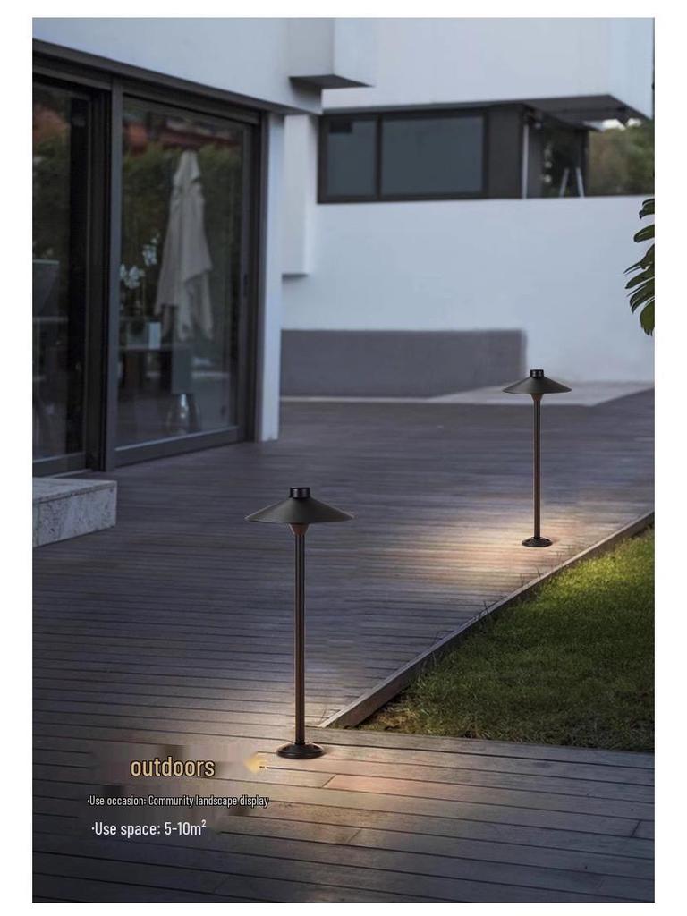 Solar Waterproof Garden Lights - Ground Inserted, Outdoor Courtyard Atmosphere, 24V/220V