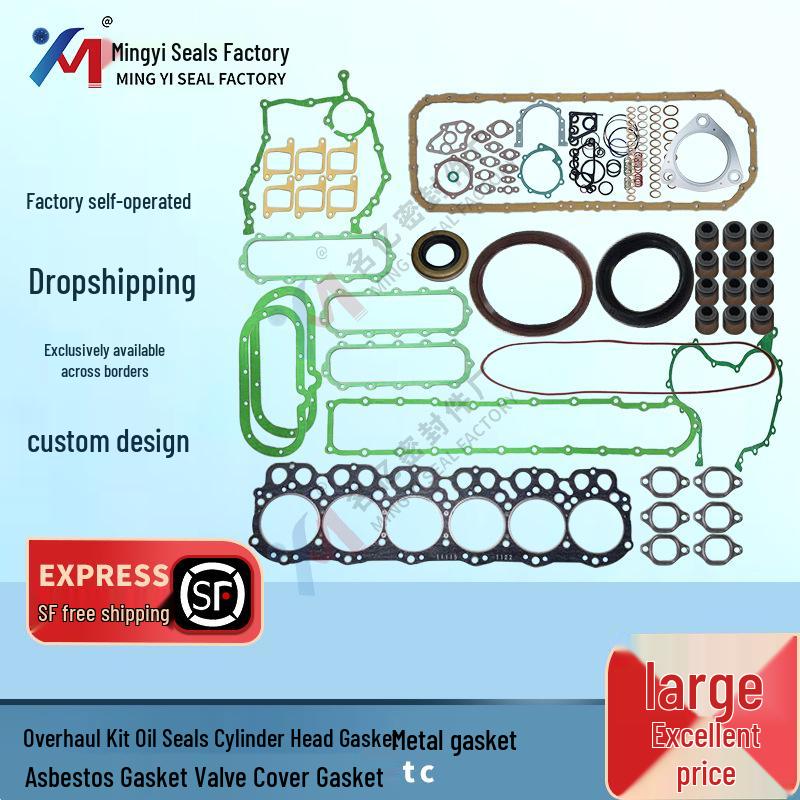 

EH700 Engine Overhaul Kit with Cylinder Head Gasket (04010-0169, EH700T, 11115-1122) Hino Truck Diesel Engine EH700 04010-0169