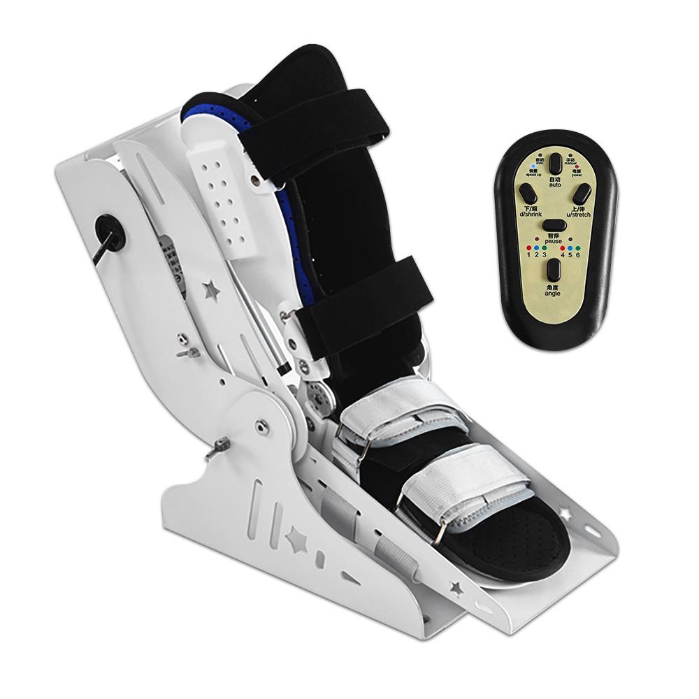 Electric Ankle Trainer , Leg Rehabilitation Exerciser Metal Frame Comfortable Wear Adjustable Ankle Joint Training Machine