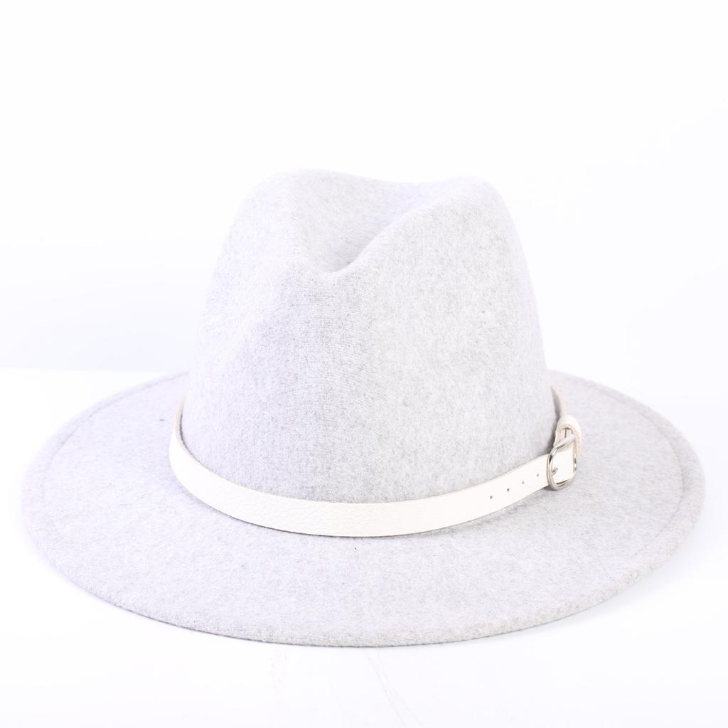 Popular European and American high-end wool top hat, men's and women's fashion versatile elegant top hat jazz hat