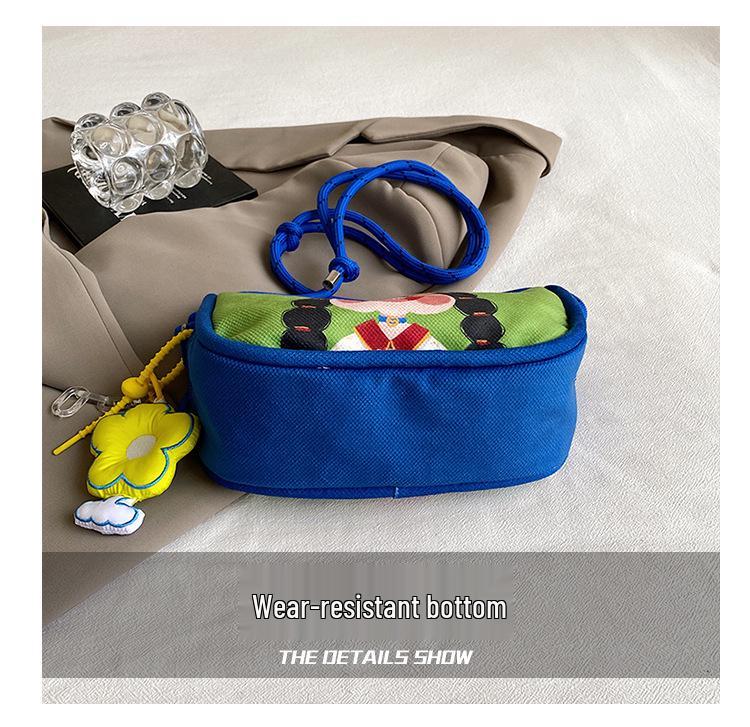 2025 Stylish Cute Cartoon Graffiti Single Shoulder Crossbody Bag