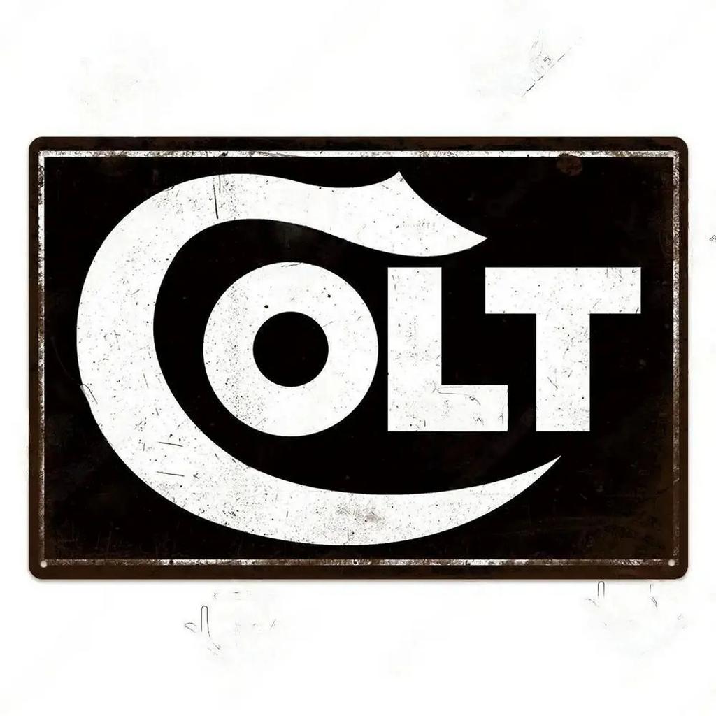 Metalowe Puszki Znaki Pistolet Stonger Beretta Wesson Colt Vintage Zabawne Sztuka Dekoracje Ścienne do Domu Jaskini Mężczyzny Garażu Kawiarni Barów Klubów