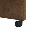 Dining Chairs with Casters 2 pcs Brown 57 x 67 x 95 cm