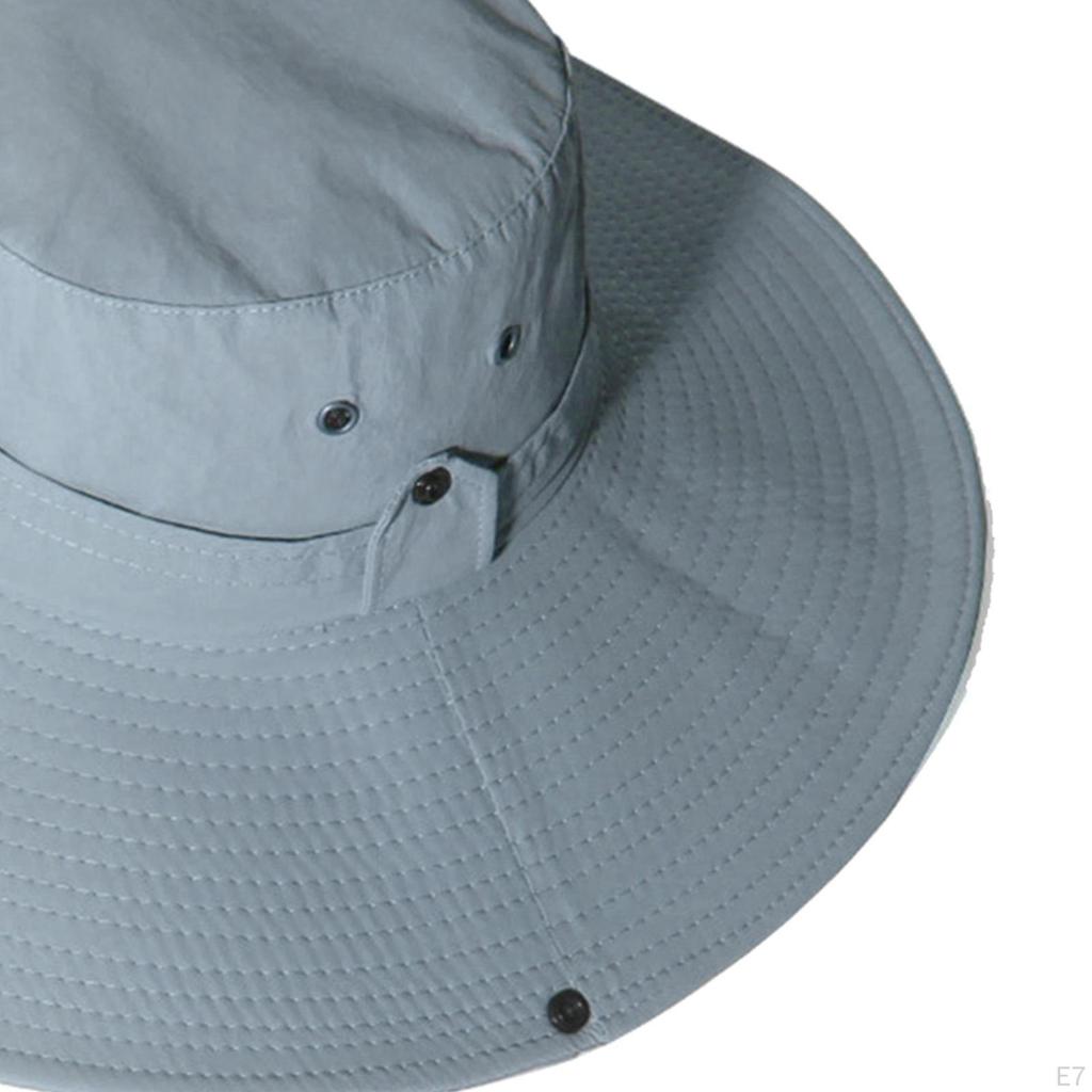 Adults Wide Brim Bucket Hat Breathable for Golf Cycling Fishing Hiking Hunting