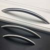 Electroplating Art Arc Shape Solid Doorknob Bedroom Furniture Drawer Handles Cabinet Door Handle