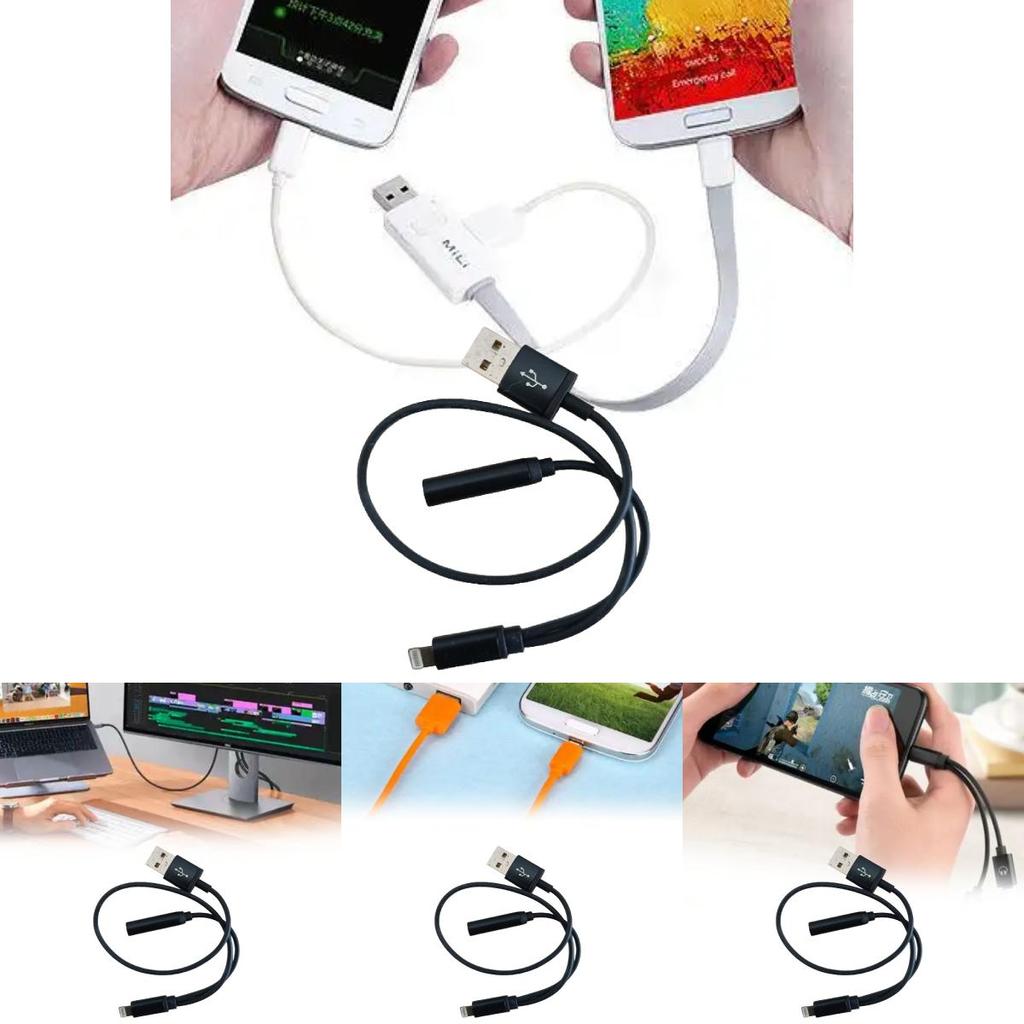 Iphone Charging Cable Adapter Data Line Converter For Smartphone Charging Accessories