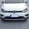 Front Bumper Canard Lip For Golf MK7 MK7.5 GTI GTD GTE R R-Line 2012-2020 Lower Splitter Diffuser Exterior Body Kits