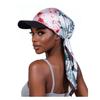 Fashion Print Silk Scarf Headwear With Sun Protection For Outdoor Activities