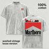 Retro Open Wheel Racing Vintage Oversized Unisex Bavlněné Tričko