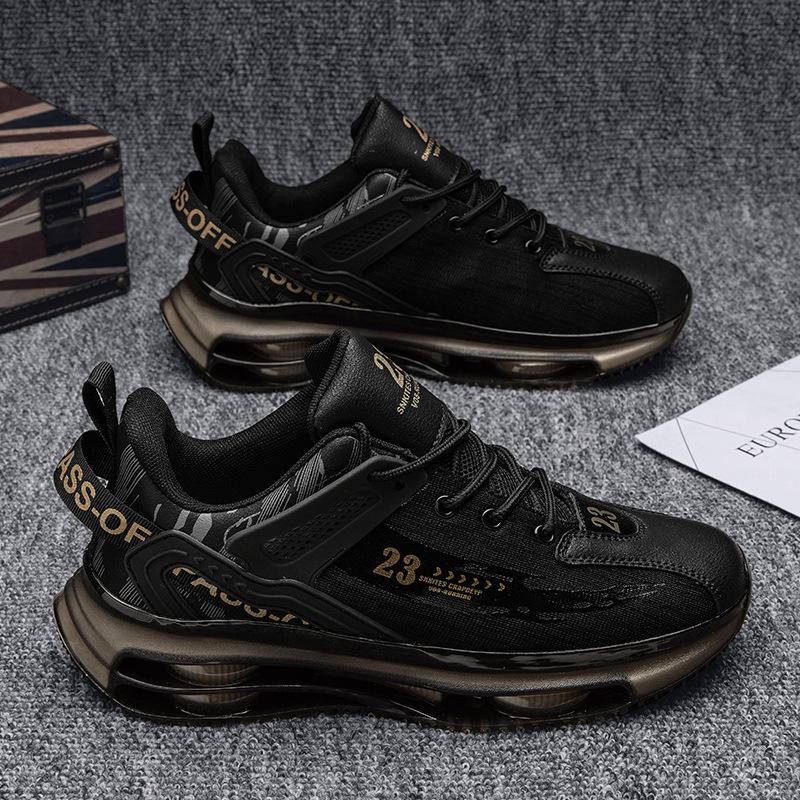 Running Shoes Men's Summer Casual Shoes Mesh Breathable Cushioning Soft-soled Basketball Shoes Air Cushion Thick-soled Men's Shoes Sports Shoes Men's