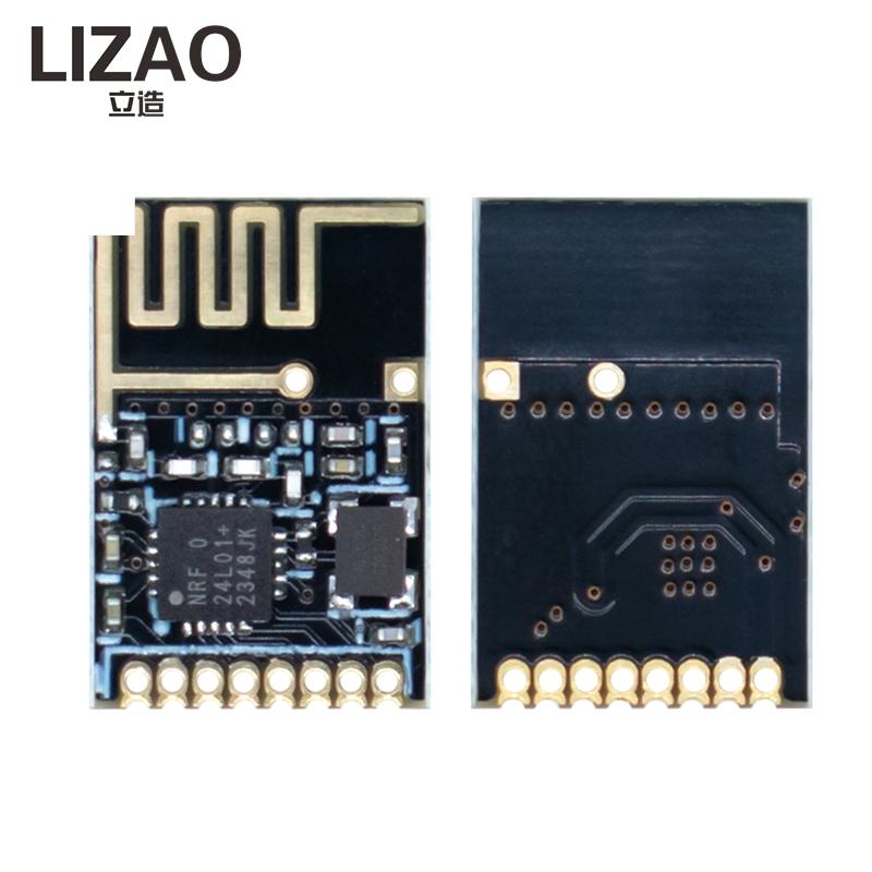 LIZAO 5/10 Stück NRF24L01+ 2,4G Drahtloses Sendeempfänger-Modul-Kit Mini Power Enhanced SMD-Version für Arduino Roboter Drahtlose Projekte
