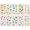 10 Sheetsset Children'S Colorful Glitter Tattoo Stickers Cartoon Animal Unicorn Butterfly Temporary Fake Tattoos Kids Gift