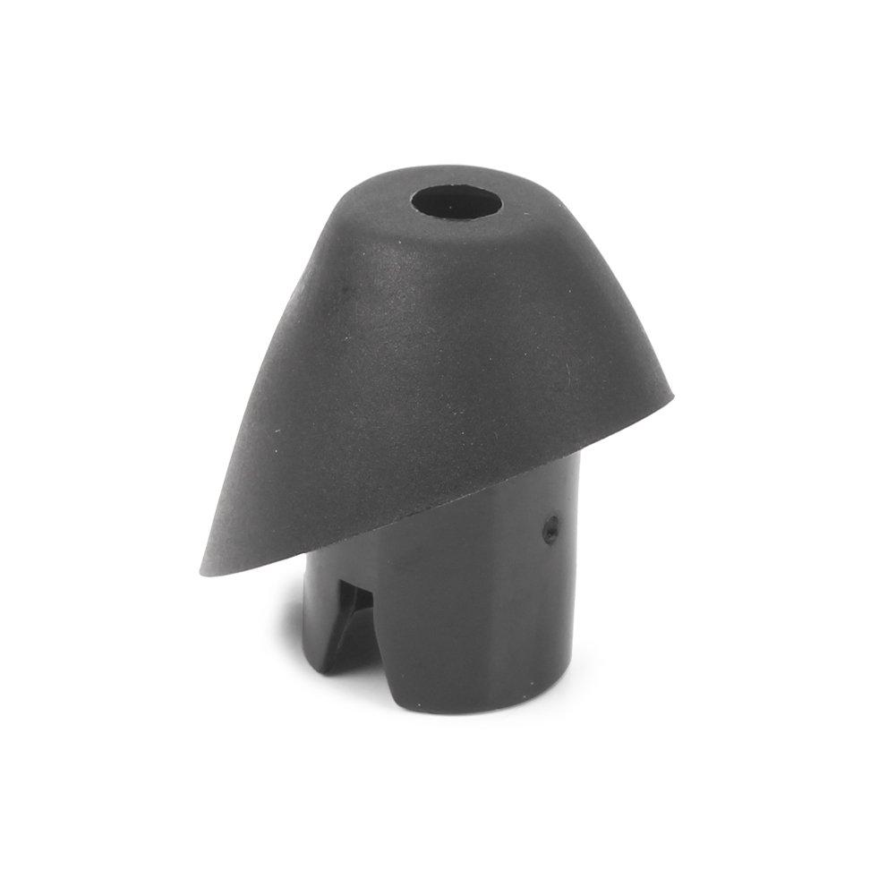 Bautonery Antenna Base Antenna Ornament Decoration Rubber For Toyota Cruiser FJ Cruiser 2007-2017 Black