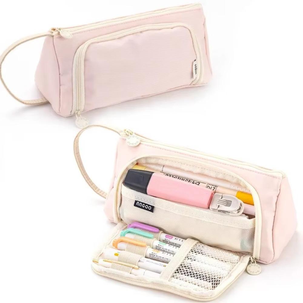 

Oxford Cloth Pen Bag Large Capacity Stationery Bag New Stationery Organizer Students