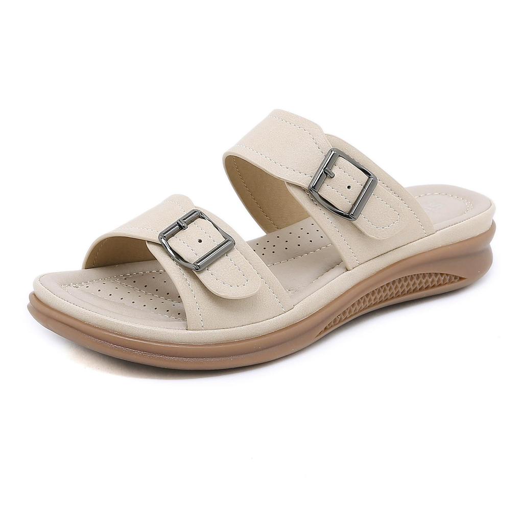 Summer Shoes Women Flat Sandals Summer Holiday Fashion Brand Ladies Modern Sandals Blue Plus Size 42