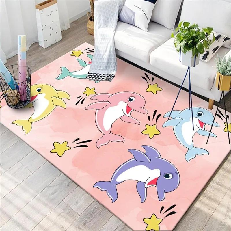 Cute Cartoon Girl Bedroom Floor Mat Decoration Home Living Room Floor Mat