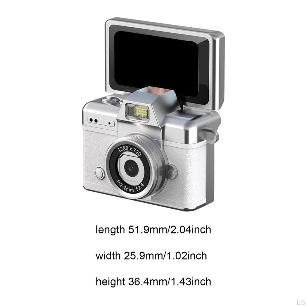 Mini Keychain Digital Camera Portable Vlogging for Kids Daily Concert