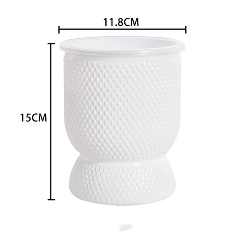 Lazy Flower Pot Self Watering Flowerpot Indoor Succulent Hydroponic Plants Pot Garden Planter Pots Home Bonsai Decoration