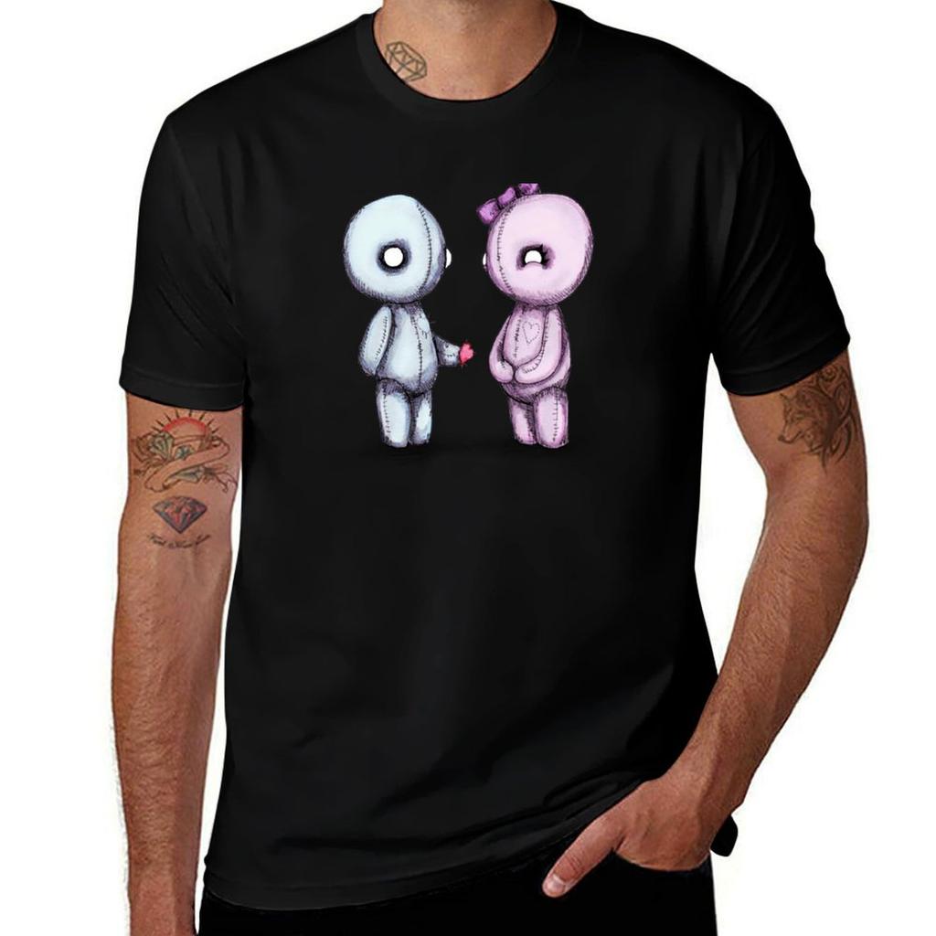 Plush Love TShirt Funny T Shirts Cotton TShirt