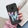 Handyhülle für Xiaomi Redmi A3 4G A3x Rosa Buchstabe Blume Schmetterling Stoßfest Weiches Silikon Cover Kameraschutz TPU Fundas