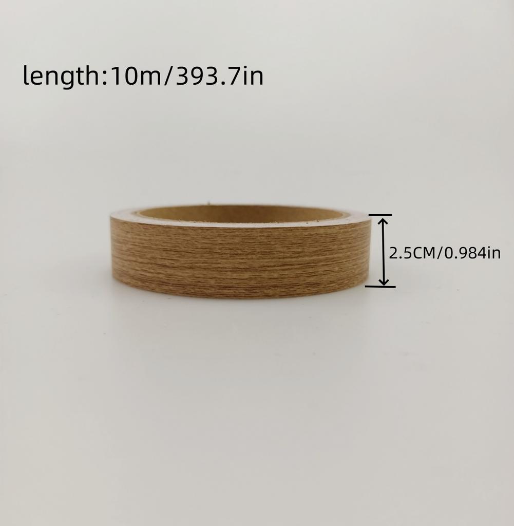 1PC 10m Wood Grain Edging Tape Thickened Self Adhesive Refurbished Self-adhesive Edge Band PVC Decorative Beauty Seam