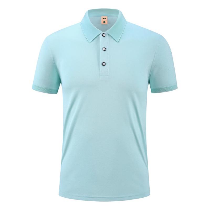 Classic Uniform Polo T Shirt Men   Summer Formal Collar T-shirt For Men Casual Camiseta Polos De Hombre
