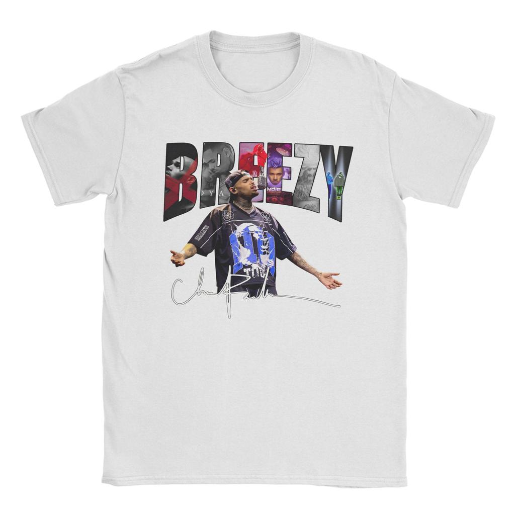 New Arrival Chris Brown Breezy Bowl XX Tour 2025 T Shirt For Unisex Pure Cotton Tee Shirt Short Sleeve Clothing