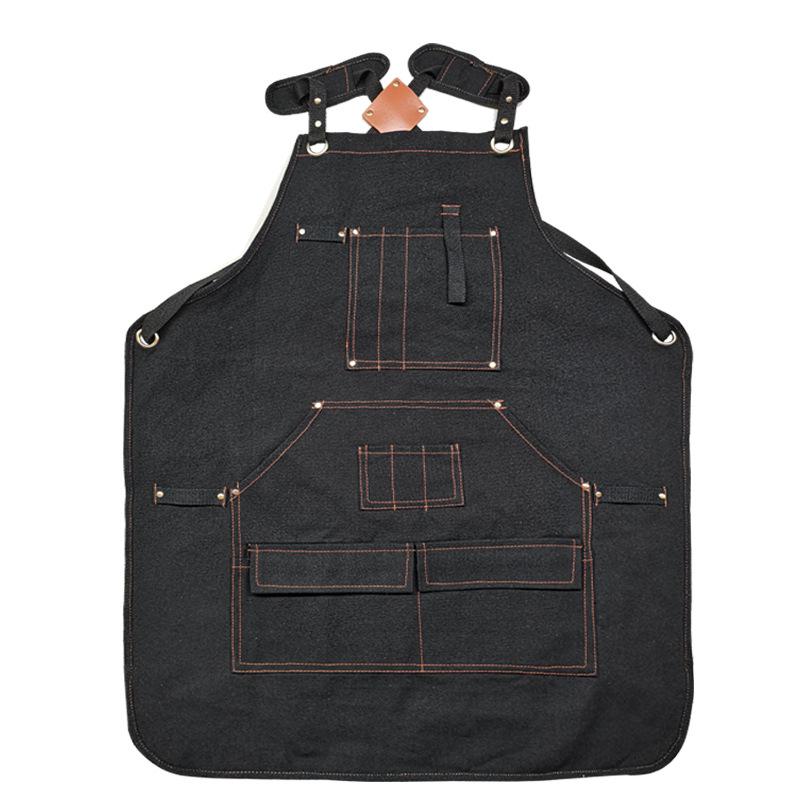 

Modern Thick Canvas Apron with Custom Logo for Woodworking, Electrician, and Gardening Tasks