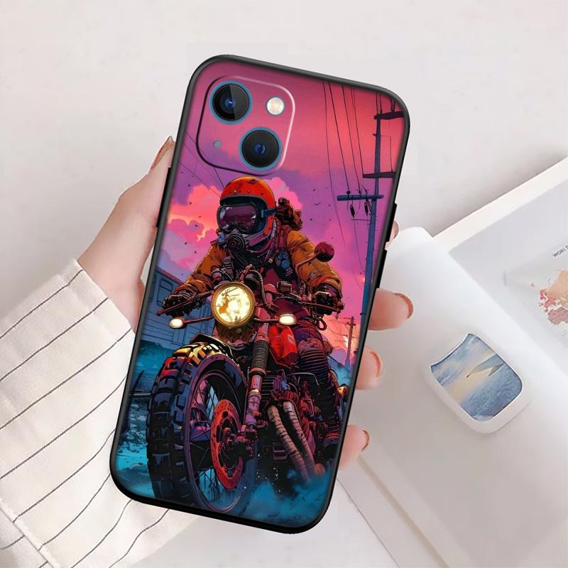 Motorcycle Racing Phone Case for OPPO A40 A60 A80 A15 A16 A16K A12 A17 A17K A54 A54S A53 A53S A55 A56 A57 A98 F23