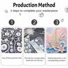 Sailboat pearl painting handmade diy pearl art painting stickers home decoration gifts