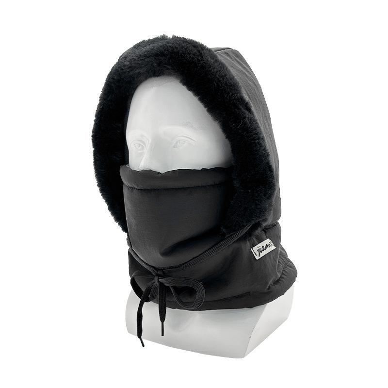 Spot winter windproof ear caps, men's and women's scarves, integrated fleece thick outdoor cycling masks, warm hats