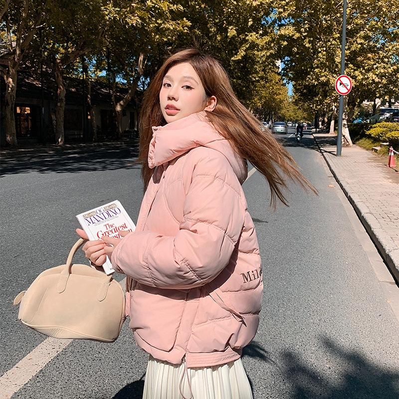 Fashion Cotton Clothes Women's Hooded 2025 Winter New Small Korean Version Loose Thickened Versatile Warm Cotton-padded Jacket