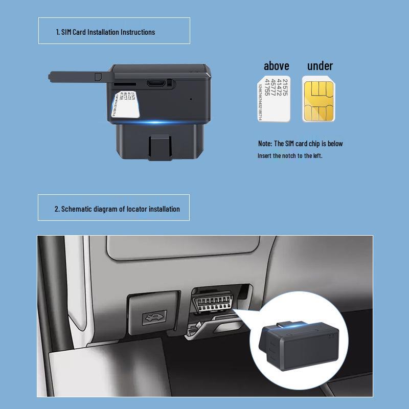 BeiDou GPS OBD Car Anti-theft Tracker - Plug & Play, No Installation Required